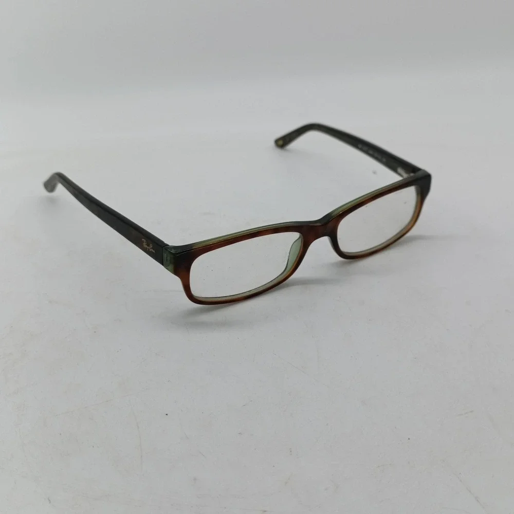 Ray-Ban RB5187 2445 Tortoise Green 50-16-140 Rectangle Full Rim Frames Only 63